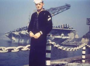 Curtis in Japan (unknown carrier in background)