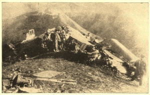 one of the bombers that crashed in China
