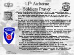 11th A/B Soldiers Prayer
